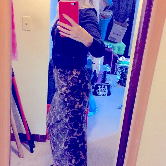 JONES NEW YORK RETRO MAXI PENCIL SKIRT 2P - Picture 5 of 11